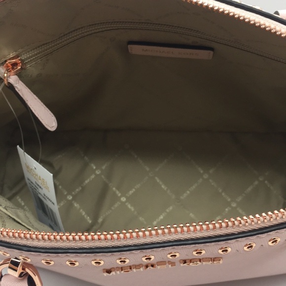 MICHAEL KORS EMMY LG DOME Satchel Bag Blossom - Picture 6 of 8